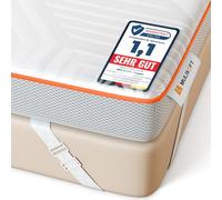 MULISOFT Topper Viscoelástico 140x200 cm H3/H4 7,5 cm Espuma Memory Gel | Lavable y Transpirable, Para Camas Box, Sofás Cama y Autocaravanas, OEKO-TEX® STANDARD 100