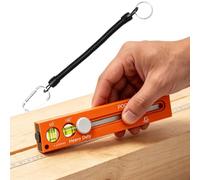 Multi-Angle Scribing Ruler - Adjustable Magnetic Aluminum Alloy Gauge | Angle Measure Tool, Ideal For Machinist Engineer Carpentry Workshop Measurement Cutting Saw Level Pocket