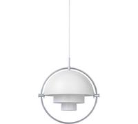 GUBI Lámpara de techo Multi-Lite cromo-blanco