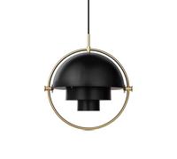 GUBI Lámpara de techo Multi-Lite latón-negro carbón