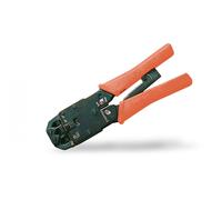 Multi Modular Crimping Tool, suitable for 4P2C 4P4C, 6P4C, 6P6C, 8P8C, incl. stripper and cutter