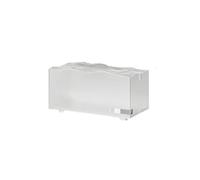 Multifuncional Caja de pañuelos escritorio, bandeja for sala estar, mesa comedor, papel, dormitorio, mesita noche, resorte Oficina(Blanco)