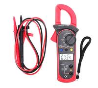 Multímetro de Pinza Digital, Corriente Alterna de 400A, Probador de Diodos de Pinza Amperimétrica Lcd de Voltaje de AC/DC de 600V, para Capacitancia, Continuidad, Resistencia, Frecuencia(Red)