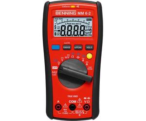 Multímetro digital BENNI MM6-2, medición TRMS, 1000 VAC/VDC, categoría CAT IV, modelo 044087