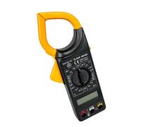 Multímetro digital con pinza amperimétrica, AC/DC, LCD, Protección de sobrecargas, Estuche protector incluido