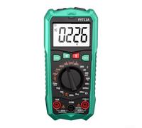 Multímetro digital de rango automático True RMS NCV | Plástico ABS, antiquemaduras, compacto para pruebas eléctricas