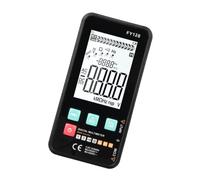 Multímetro digital inteligente con soporte, LCD retroiluminado de 5999 recuentos, rango automático, mide voltaje CA/CC, resistencia, frecuencia, continuidad, cable vivo, NCV, diodo (Año fiscal 128)