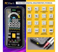 Multimetro digital inteligente pantalla hd a color pcw03a