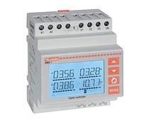 Multímetro digital LCD, con icono 100 a 240VAC y 110 a 250 VDC, 7,2 x 6,3 x 15 centímetros, color blanco (Referencia: DMG100)