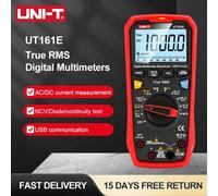 UNI-T Multímetro digital UT161E True RMS 1000 V AC/DC 20 A 220 MHz