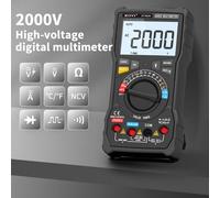 Multímetro Digital Profesional ZOYI ZT-M2H, 2000V, Voltímetro de CC/CA, Prueba de Continuidad y Resistencia de Cables Bajo Tensión M2H
