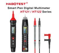 Multímetro Digital Tipo Lápiz HABOTEST HT122, Probador de Voltaje CA/CC, Voltímetro Inteligente de 4000 Lecturas, True RMS, NCV, Resistencia, Frecuencia (Hz) HT122