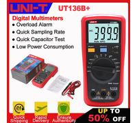 UNI-T UT136B+ Multimeter Digital multimeter tester AC DC Voltmeter Ammeter Ohm capacitance HFE Diode/transistor tester