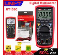 UNI-T, UT139B, Multímetro digital True RMS, con medición de capacitancia y frecuencia