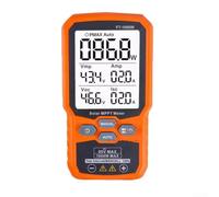 Multímetro fotovoltaico 1000W Max Power Tester con MPPT Tracking para paneles solares 12-80V DC Range