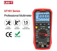 Multímetro profesional UNI-T Digital UT161E UT161D UT161B 1000V DC AC voltímetro probador de capacitancia multímetro de barra analógica UT161D