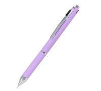 Multipen 4 en 1 | Bolígrafo Multifunción de Metal | 3 Minas en Azul, Negro y Rojo, 1 Mina Portaminas, Incluye Goma de Borrar, Color Lila