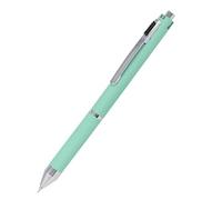 Multipen 4 en 1 | Bolígrafo y lápiz multifunción de metal | 3 x minas de bolígrafo en azul, negro y rojo, 1 x mina portaminas, incluye goma de borrar, color menta