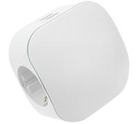 Multiplicador de clavija enchufe schuko triple de color blanco con cargador USB 5VDC - BeMatik