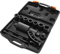 Multiplicador de par, juego de llaves multiplicadoras de par de alta resistencia, llave multiplicadora de par para tuercas de 1 pulgada, relación 1:58, 4800 N.m, removedor de tuercas, con 8 vasos y es