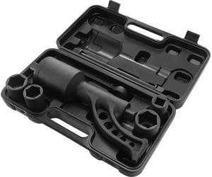 Multiplicador de par, juego de llaves multiplicadoras de par de alta resistencia, llave multiplicadora de par para tuercas de 1 pulgada, relación 1:64, 6800 N.m, extractor de tuercas con 4 vasos y est