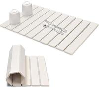 mumisuto Gran Alfombrilla Escurreplatos de Piedra de Cocina, 60 x 39 cm Escurridor de Platos Plegable de Secado Rápido, Súper Absorbente Seca Platos, Adecuada para Cualquier Encimera