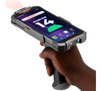MUNBYN 2026 Nuevo Escáner de Código de Barras Android 14 Actualizable a 18, PDA Móvil 4 GB + 128 GB, 7000mAh, Escáner SE4710 1D/2D/QR, Carga Rápida, Resistente a Caídas de 2m, AS01P