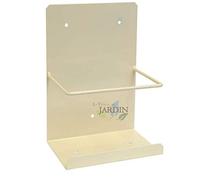 MUNDOCLIMA Soporte Depósito a Pared para Bidón 10L, Acero, Crema
