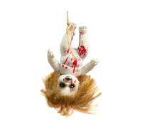 Muñeca de Horror Halloween Decoración Siniestra Muñeca Embrujada PVC Resistente con Diseño Único para Fiestas, Niña Pequeña