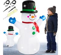 Muñeco de nieve hinchable - XL, 120cm, con LED