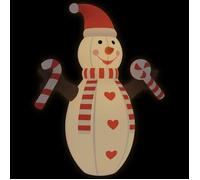 Muñeco De Nieve Inflable De Navidad Con Led 630 Cm Vidaxl