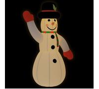 Muñeco De Nieve Inflable De Navidad Con Led 805 Cm Vidaxl