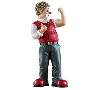 Muñeco de payaso Muckis, resina sintética, 16 cm, de varios colores, amuleto de la suerte