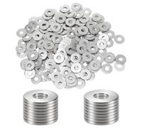 MUNGHOK 200 arandelas M8 de acero inoxidable 304, arandelas de carrocería M8 x 24 mm x 2 mm, para tornillos, tuercas, varillas roscadas, proyectos de bricolaje