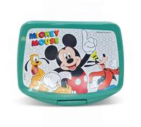 MUNTRADE Fiambrera Infantil Mickey Mouse, Verde