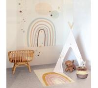Mural papel liso lavable infantil dreams 557398 multicolor 200 x 280 cm rasch