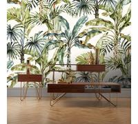 Mural papel liso limpieza con paño húmedo naturaleza etnic palmeras 485851 multicolor 400 x 300 cm rasch