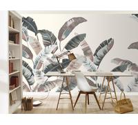 Mural papel liso limpieza con paño húmedo naturaleza etnic palmeras 485912 multicolor 400 x 300 cm rasch