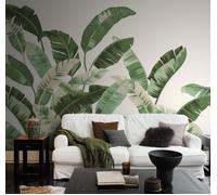 Mural papel liso limpieza con paño húmedo naturaleza etnic palmeras 485929 multicolor 400 x 300 cm rasch