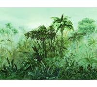 Mural papel liso limpieza con paño húmedo naturaleza etnic palmeras 486025 multicolor 400 x 300 cm rasch