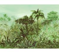Mural papel liso limpieza con paño húmedo naturaleza etnic palmeras 486063 multicolor 400 x 300 cm rasch