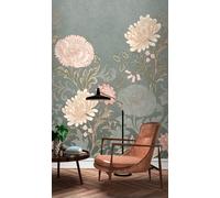 Mural papel liso limpieza con paño húmedo naturaleza new garden flores 200 x 300 cm rasch