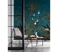 Mural papel liso limpieza con paño húmedo naturaleza new garden palmeras 552034 multicolor 200 x 300 cm rasch