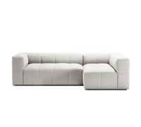 Mure Sofá 3 Plazas con Chaise Longue Derecha Steam/Blanco
