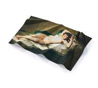 Musearta BT-FG-MD-V424232 - Toalla de Playa Unisex con diseño de La Maja Desnuda del Artista Francisco de Goya de algodón en el tamaño 108 x 180 cm