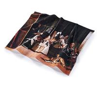 Musearta Toalla de Playa Unisex con diseño de Las Meninas del Artista Diego Velázquez de algodón en el tamaño 144 x 180 cm, BT-DV-LM-V424223