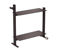 Museum Carrito de servicio Museum Trolley Marrón oscuro. 74.5x77.5x24 cm