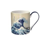 Museums & Galleries Taza de porcelana fina de Katsushika Hokusai, diseño de la gran ola de Katsushika Hokusai, taza de arte de la colección del Museo Británico, regalo de alta calidad para el hogar y