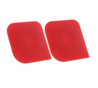 MUSISALY 2 Piezas Raspador de Masa, Herramienta Raspadora de Alimentos de Pc, para Crema y Chocolate, Diseño Antideslizante, para Cocina y Tartas DIY