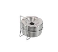 MUSISALY Cenicero Adhesivo de Metal Tapa Antiviento para Baño, Diseño Minimalista, Tamaño Pequeño, Adecuado para Hogares y Hoteles